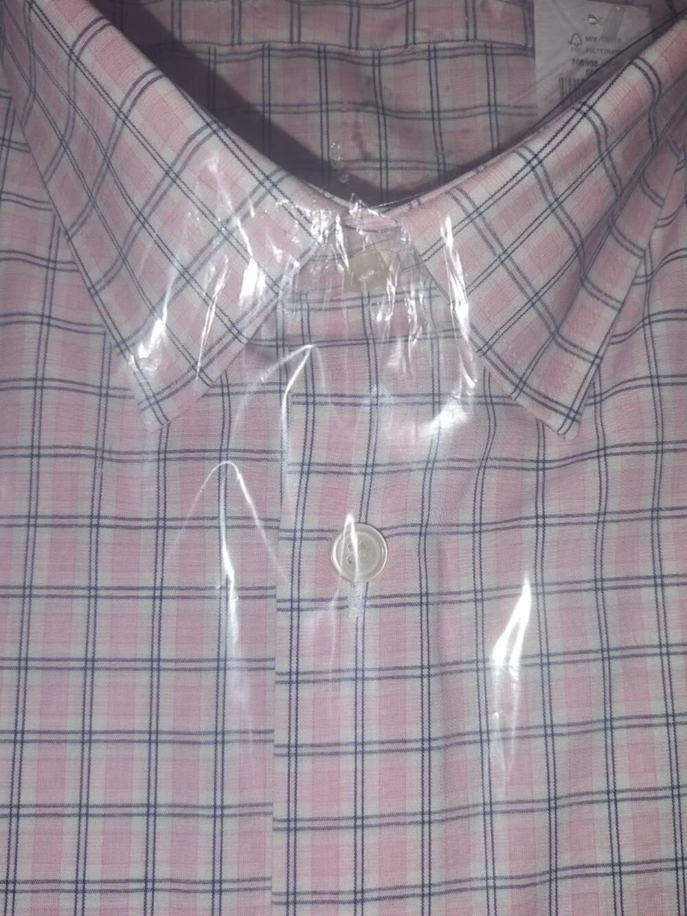 3 Banana Republic untucked dress shirt S pink blue white slim stretch spandex